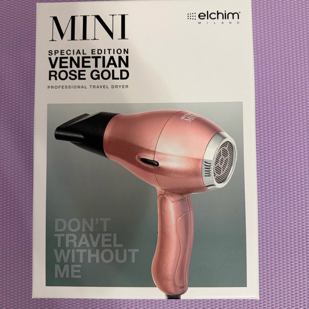 Mini Hair Dryer - Venetian Rose Gold